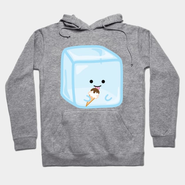 Have an Ice Day! (ice cream ice cube) | by queenie's cards Hoodie by queenie's cards